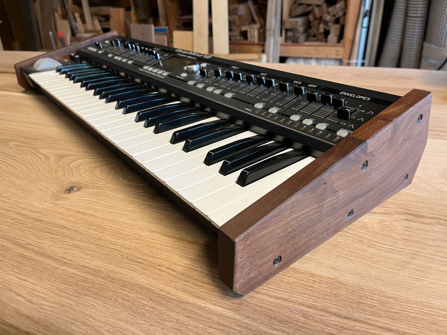 Juno Style Wood Panels for the Behringer Deepmind Synthesizer