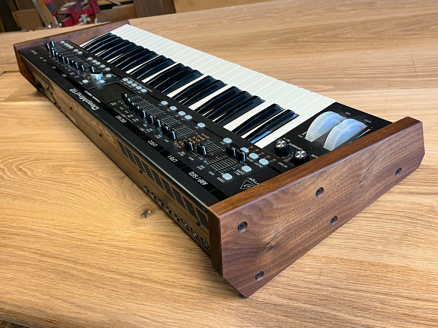 Juno Style Wood Panels for the Behringer Deepmind Synthesizer