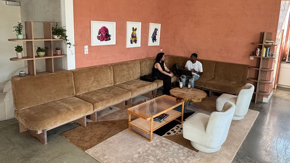 Oak Sectional