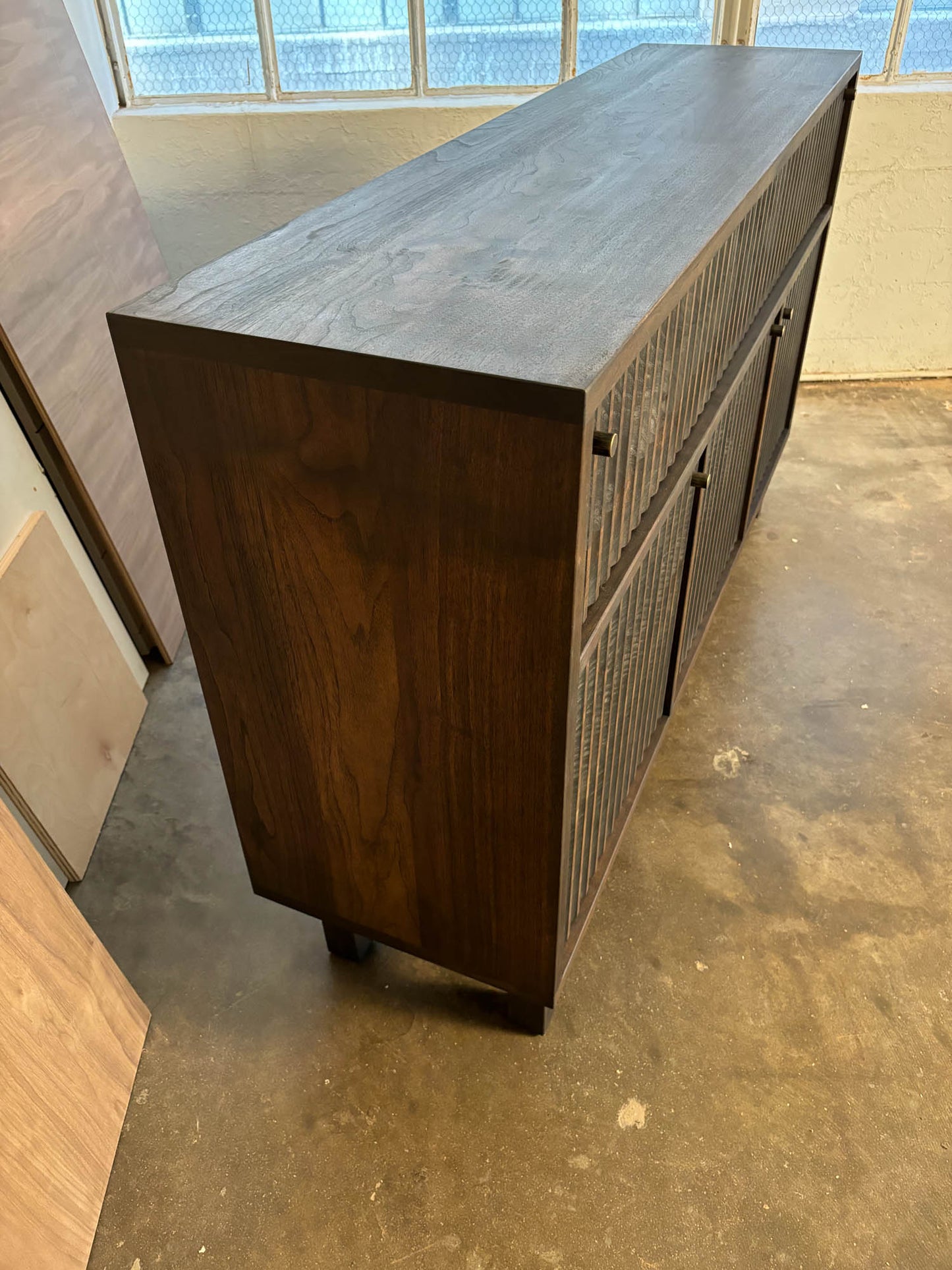 Marisa Fluted Credenza
