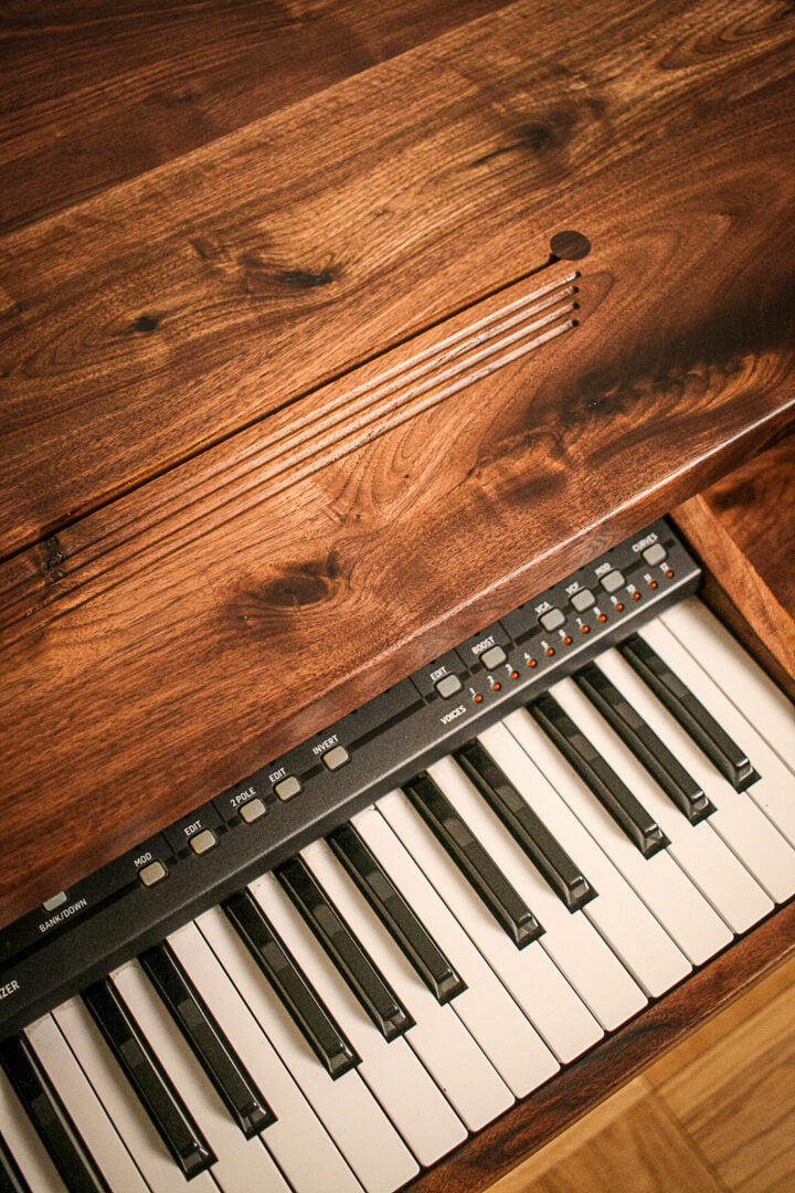 Mars Built Media Producer Credenza in Walnut