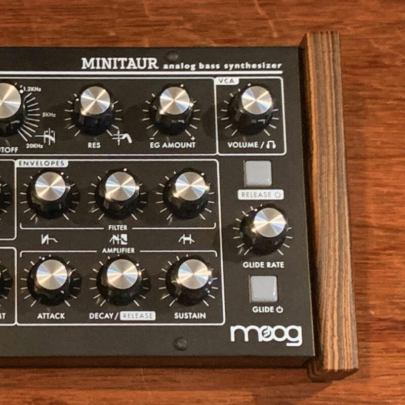 Custom Wood Panels for the Moog Minitaur or Sirin