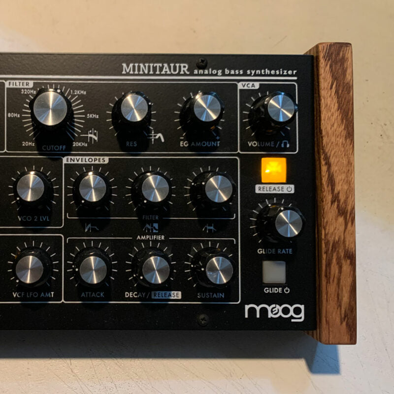 Custom Wood Panels for the Moog Minitaur or Sirin