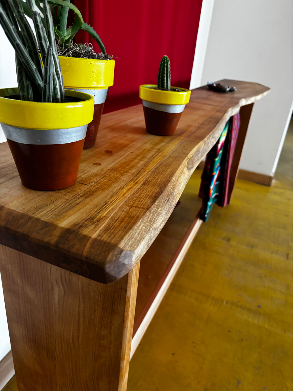 Tall Sycamore Console Table