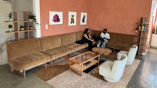 Oak Sectional