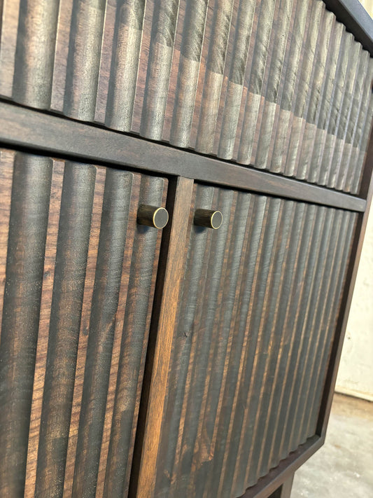 Marisa Fluted Credenza