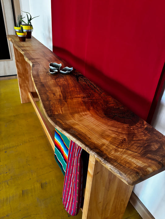 Tall Sycamore Console Table