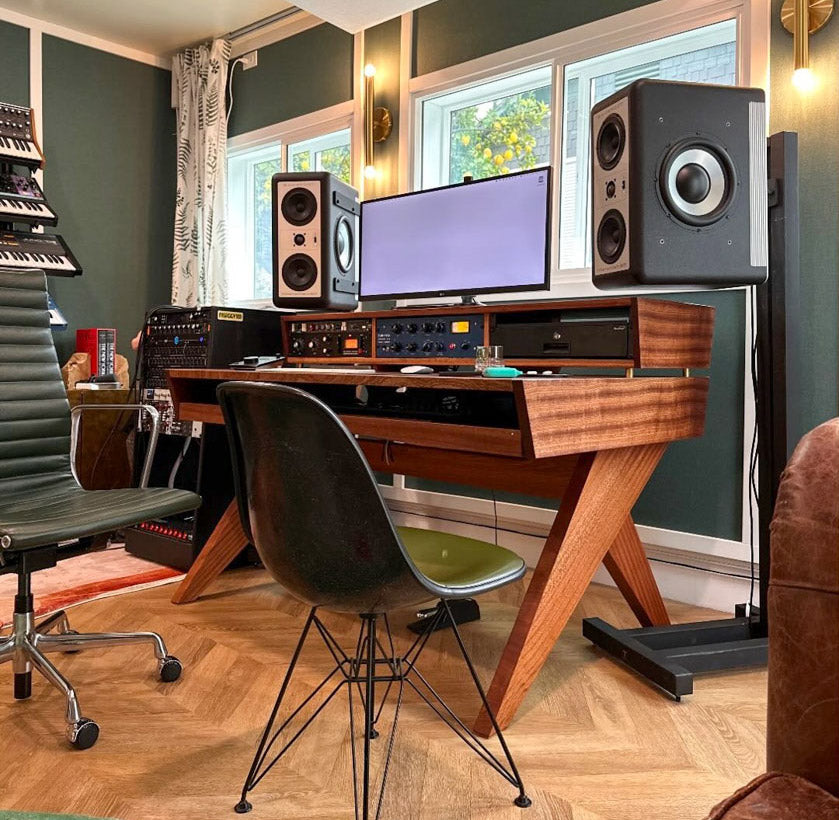 Recording Studio Desks Glorious Sound Desk Pro Black / Furniture For